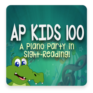 AP 100 Kids: A Piano Party in Sight-Reading USB Course Set (Includes Online Access)